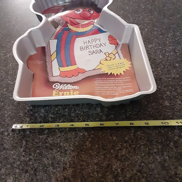 Vintage 1983 Wilton Sesame Street Ernie Cake Pan - Picture 14 of 14